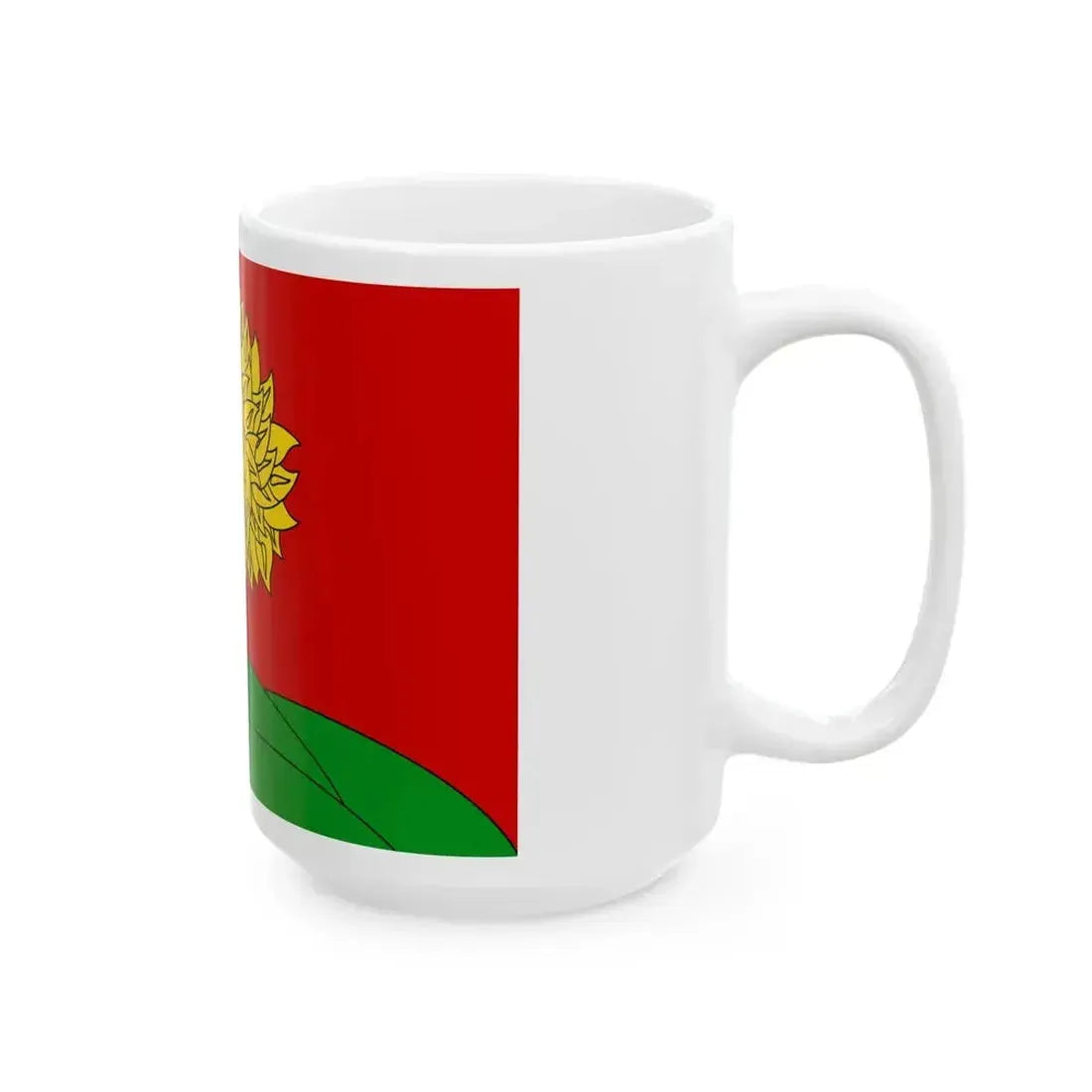 Flag of Lipetsk Oblast Russia - White Coffee Mug - Go Mug Yourself