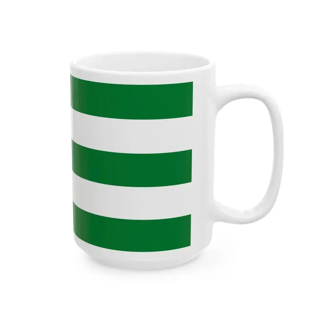 Flag of Lipkovo Municipality North Macedonia (North Macedonia) White Coffee Mug - Go Mug Yourself