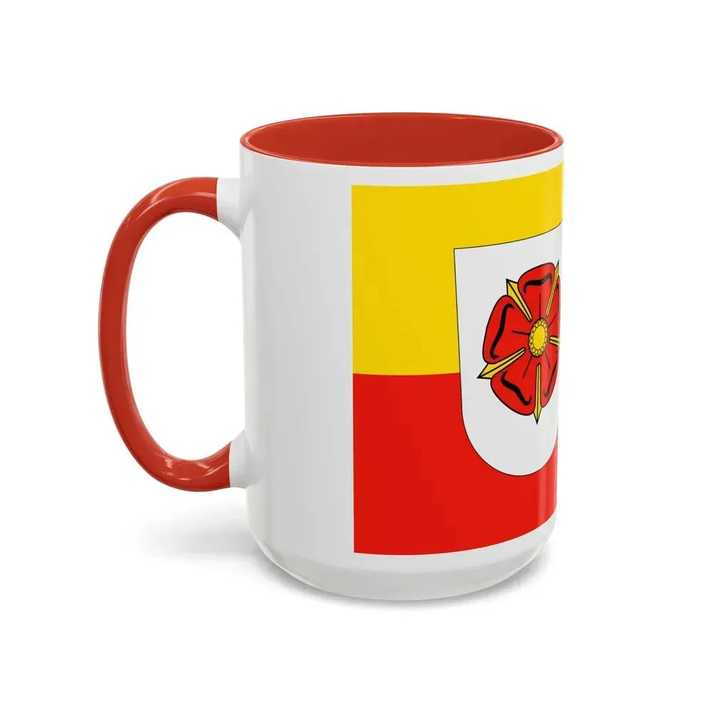 Flag of Lippe Germany - Accent Coffee Mug - Go Mug Yourself