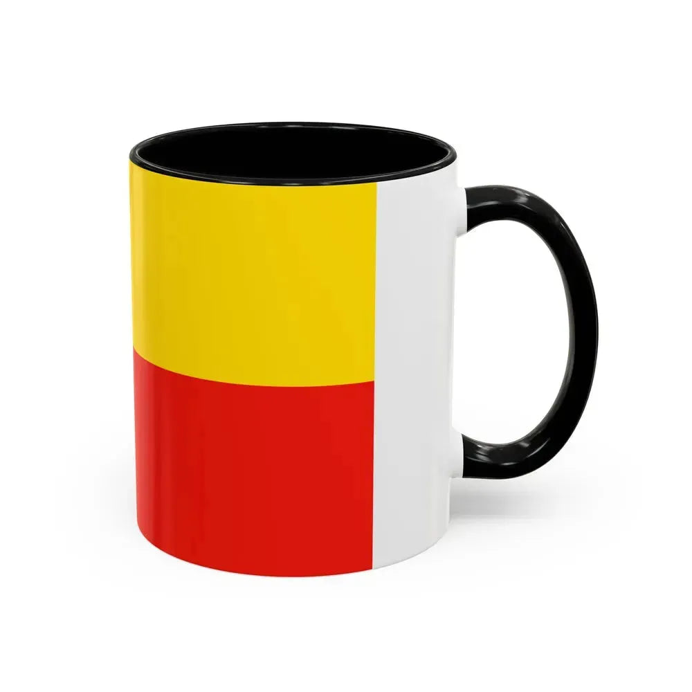 Flag of Lippe Germany - Accent Coffee Mug - Go Mug Yourself