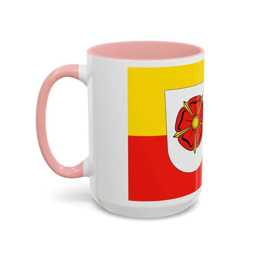 Flag of Lippe Germany - Accent Coffee Mug - Go Mug Yourself