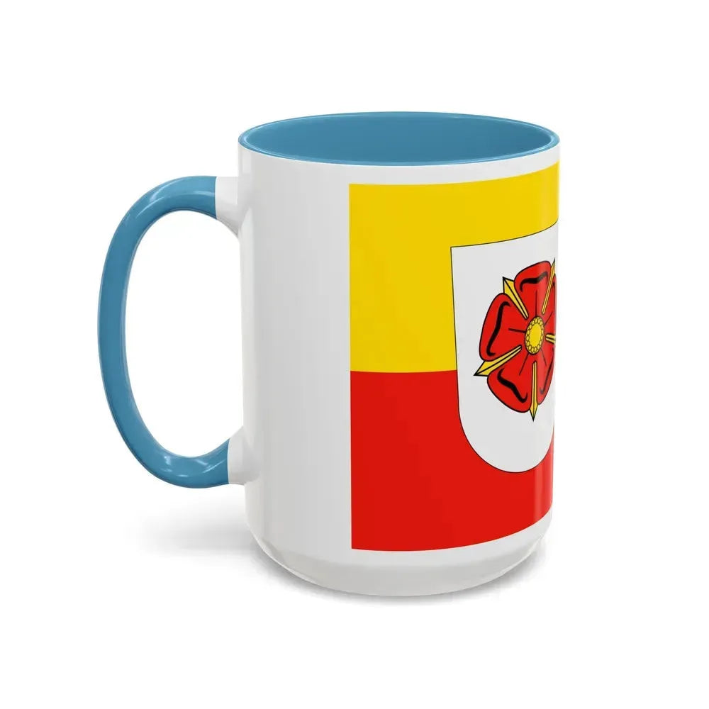 Flag of Lippe Germany - Accent Coffee Mug - Go Mug Yourself