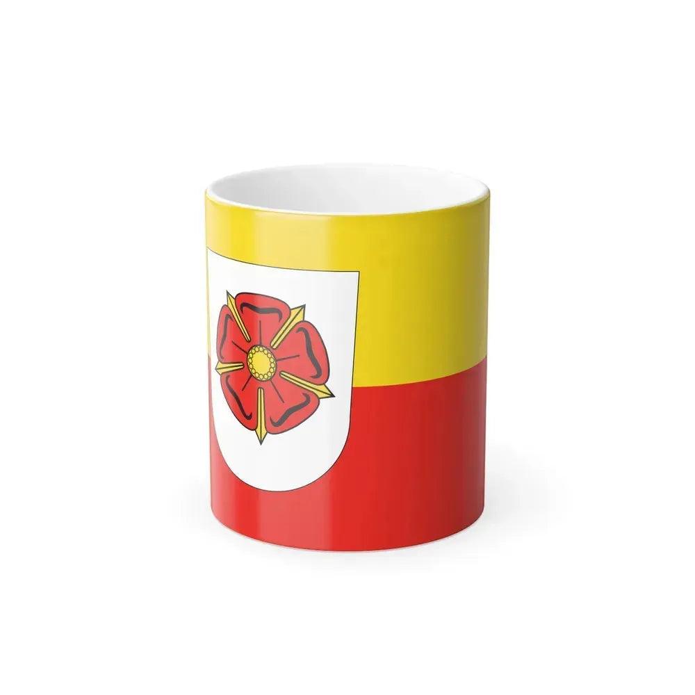 Flag of Lippe Germany - Color Changing Coffee Mug 11oz - Go Mug Yourself