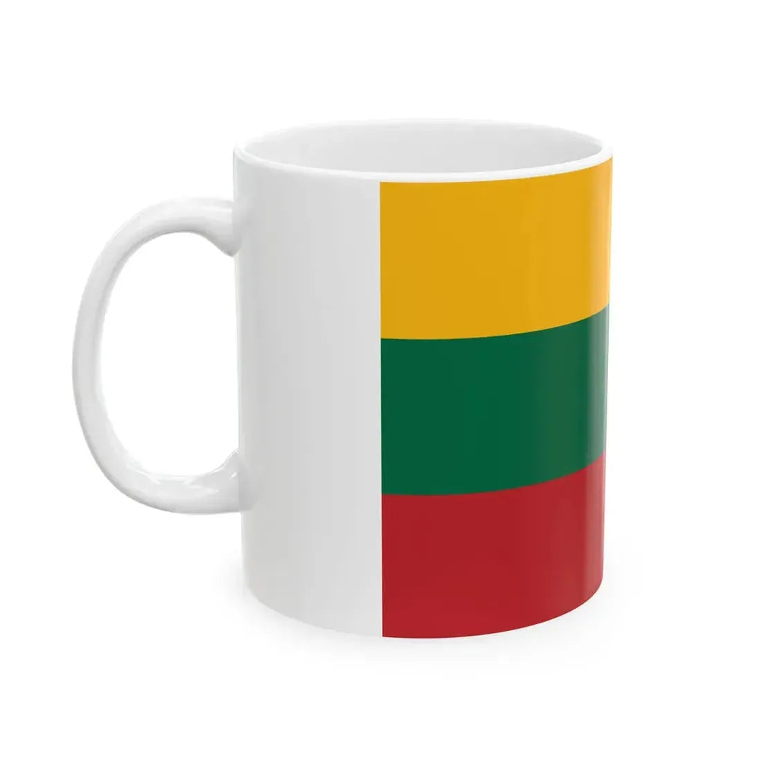Flag of Lithuania 1918-1940 (Lithuania) White Coffee Mug - Go Mug Yourself