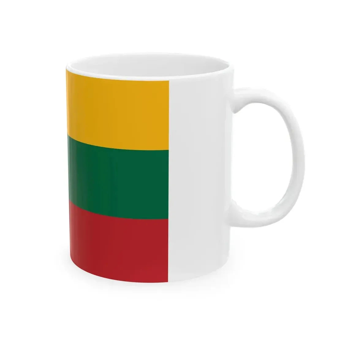 Flag of Lithuania 1918-1940 (Lithuania) White Coffee Mug - Go Mug Yourself
