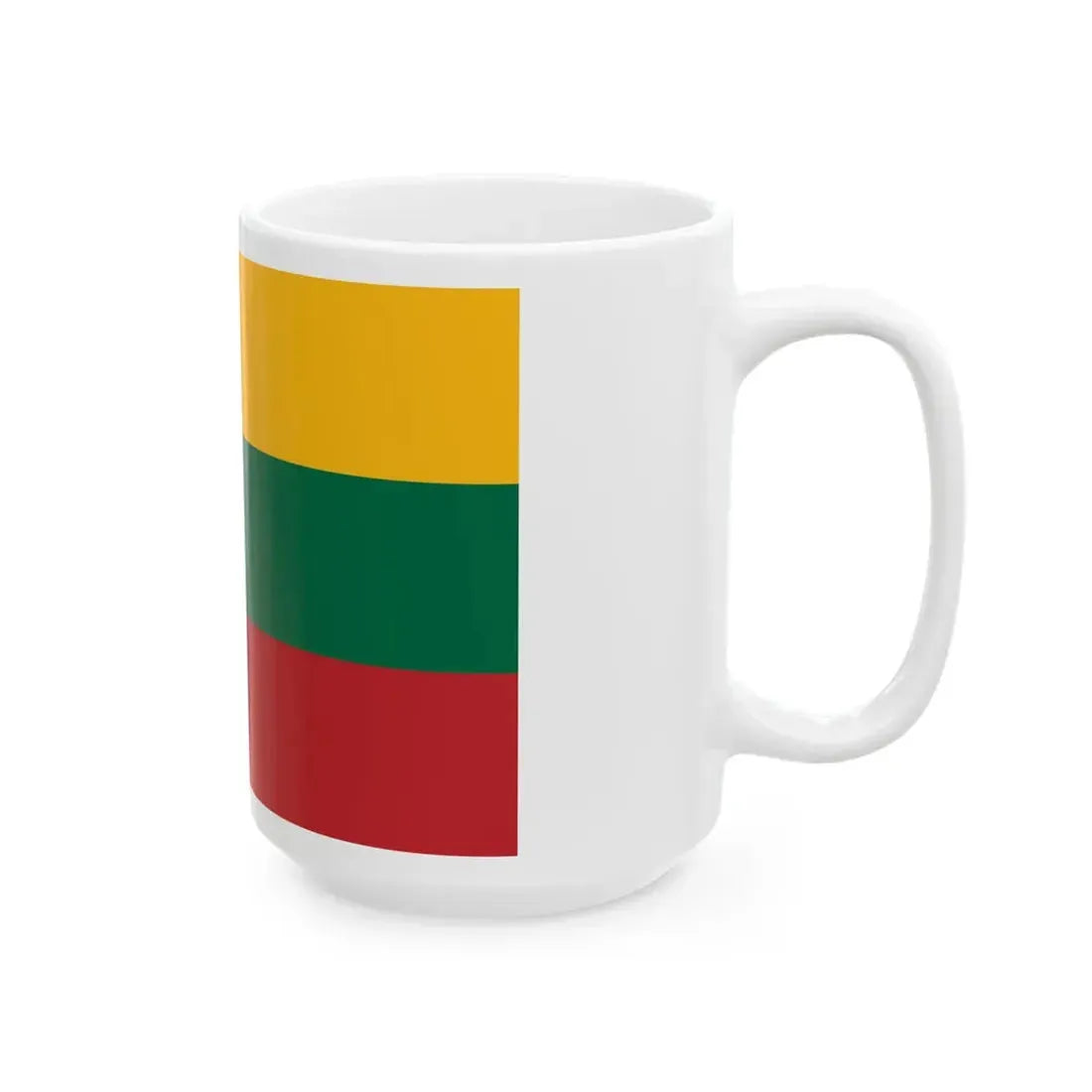 Flag of Lithuania 1918-1940 (Lithuania) White Coffee Mug - Go Mug Yourself