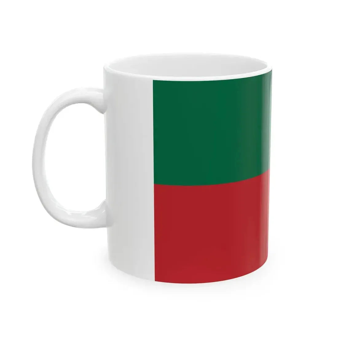 Flag of Lithuania during the Vilnius Conference (Lithuania) White Coffee Mug - Go Mug Yourself