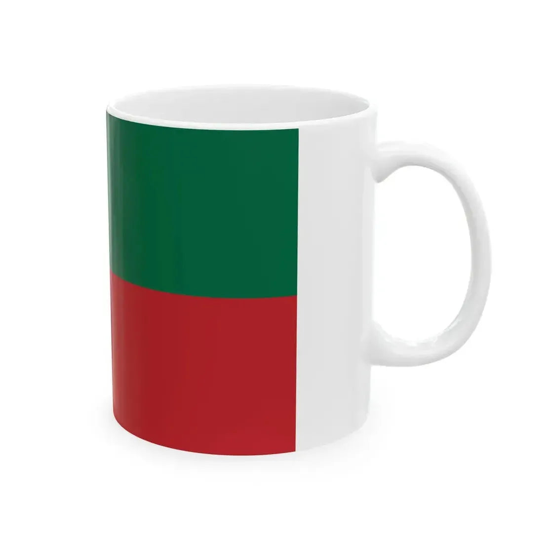 Flag of Lithuania during the Vilnius Conference (Lithuania) White Coffee Mug - Go Mug Yourself