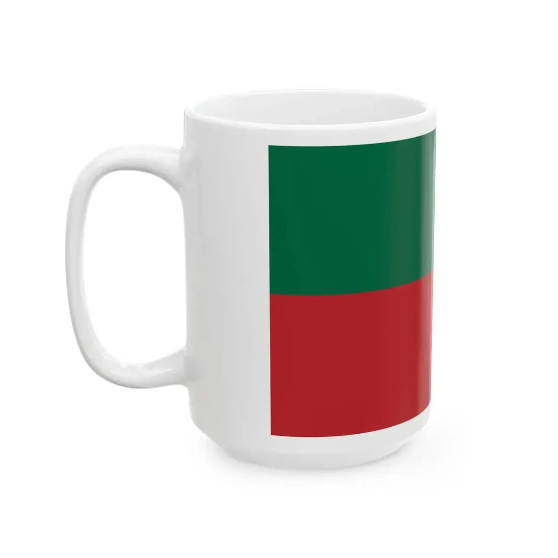 Flag of Lithuania during the Vilnius Conference (Lithuania) White Coffee Mug - Go Mug Yourself
