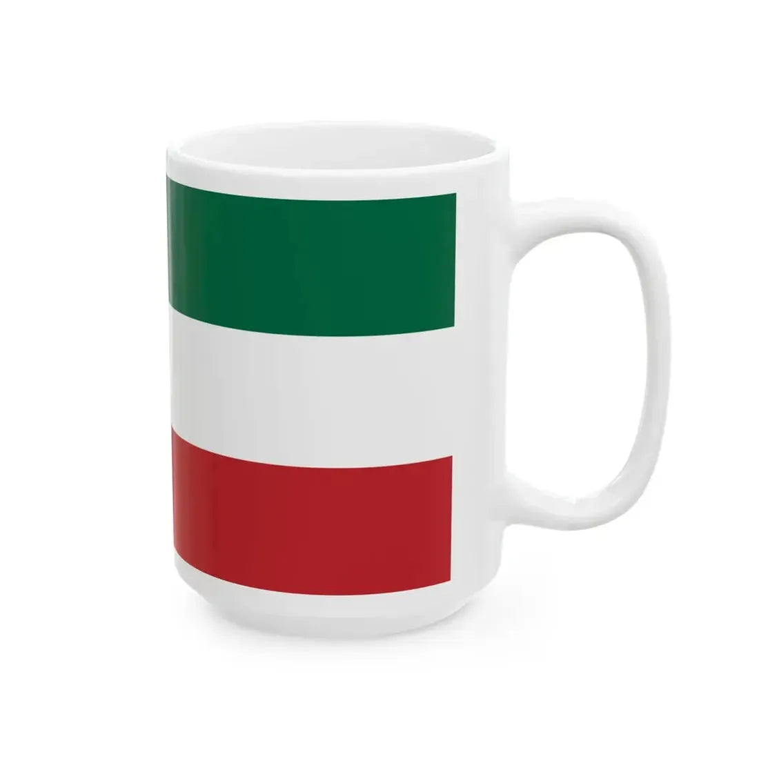 Flag of Lithuania Minor (Lithuania) White Coffee Mug - Go Mug Yourself