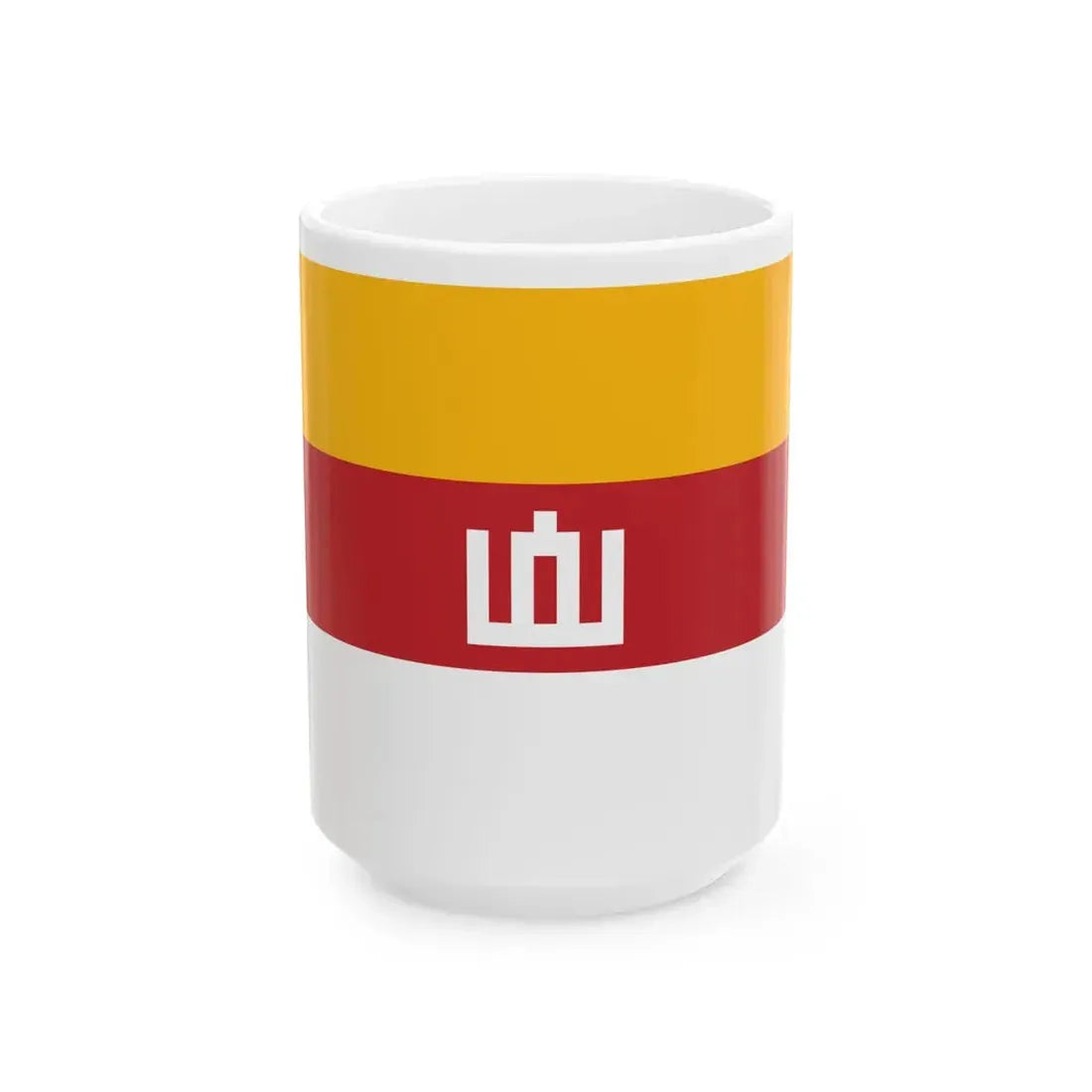 Flag of Lithuania Proposal No. 1 1940 (Lithuania) White Coffee Mug 15oz - Go Mug Yourself