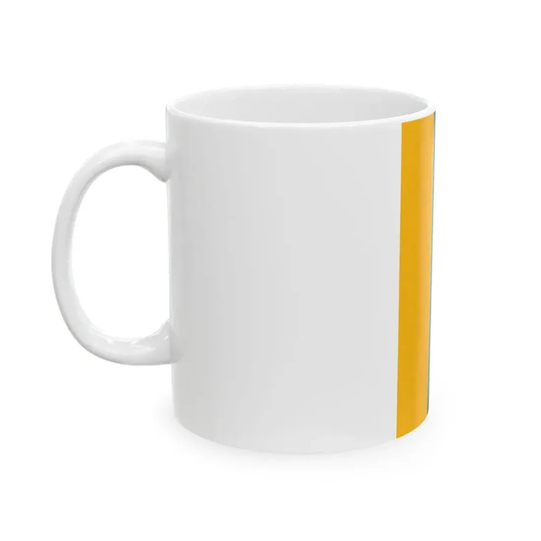 Flag of Lithuania vertical (Lithuania) White Coffee Mug - Go Mug Yourself