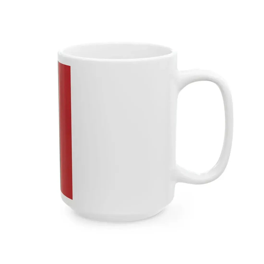 Flag of Lithuania vertical (Lithuania) White Coffee Mug - Go Mug Yourself