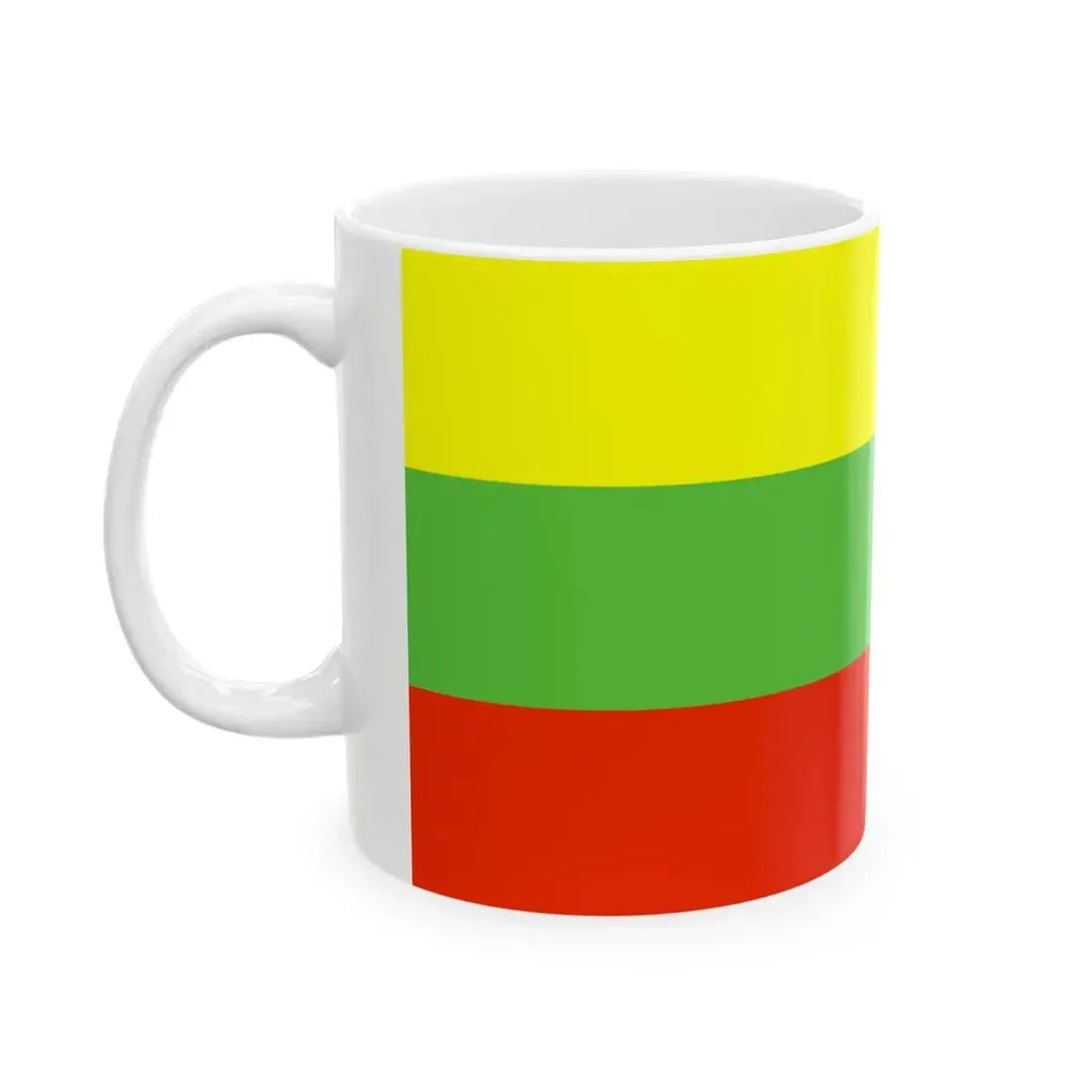 Flag of Lithuania WFB 2000 (Lithuania) White Coffee Mug - Go Mug Yourself