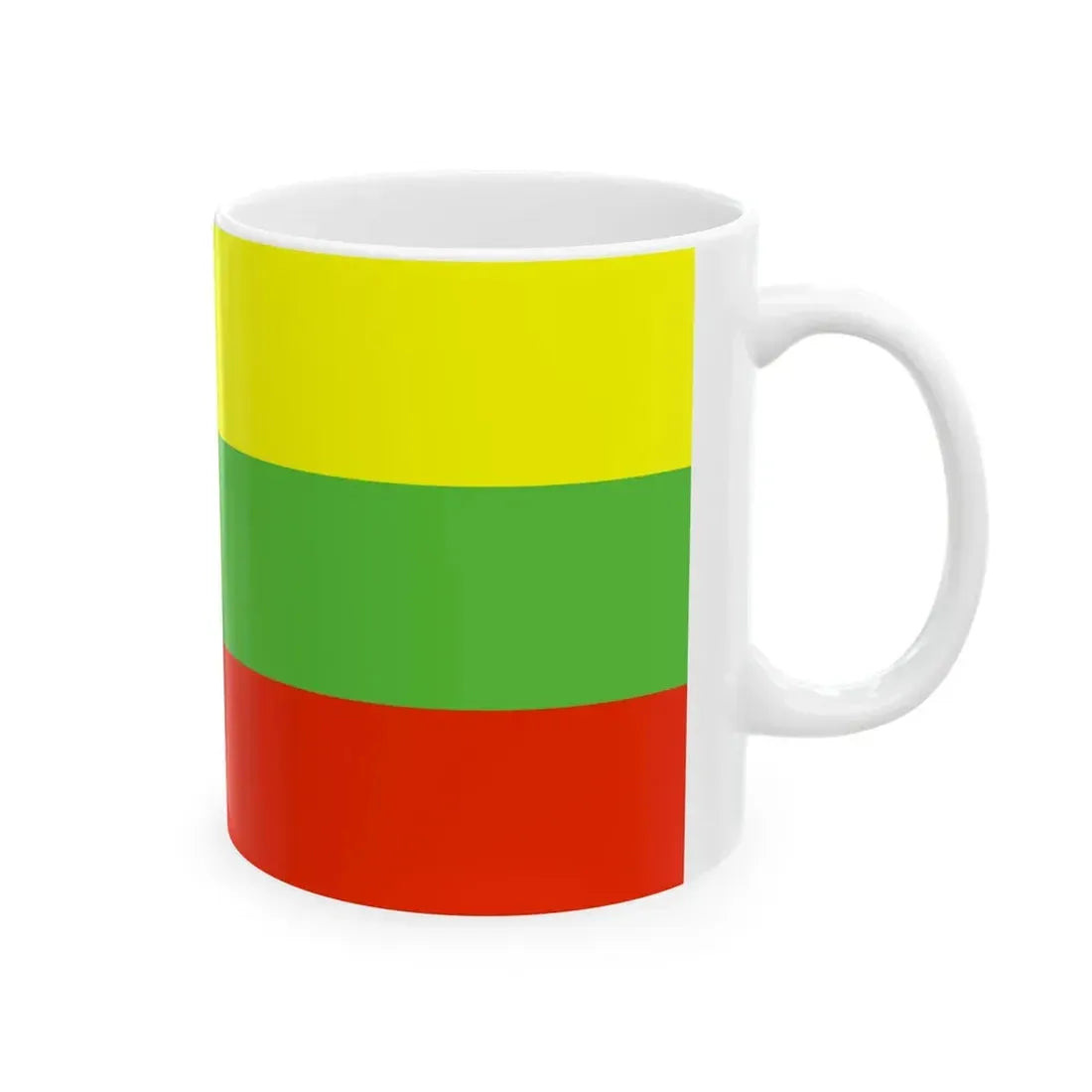 Flag of Lithuania WFB 2000 (Lithuania) White Coffee Mug - Go Mug Yourself
