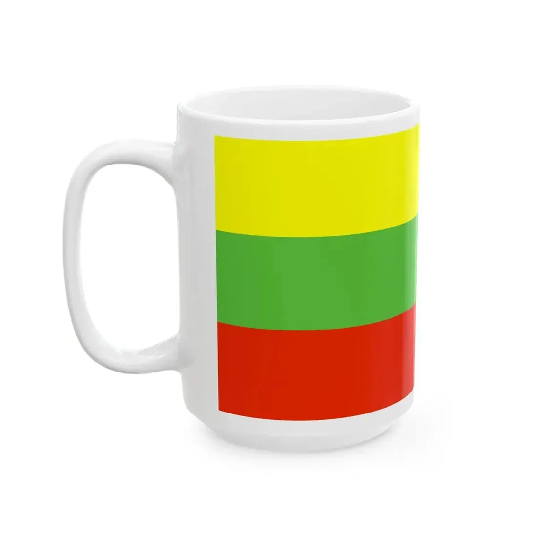 Flag of Lithuania WFB 2000 (Lithuania) White Coffee Mug - Go Mug Yourself