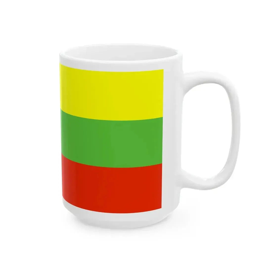 Flag of Lithuania WFB 2000 (Lithuania) White Coffee Mug - Go Mug Yourself