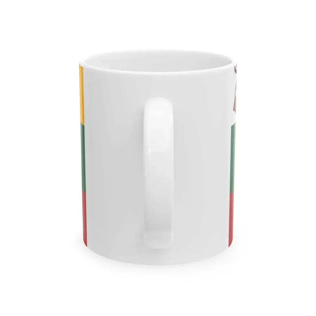 Flag of Lithuanian Sailing Union (Lithuania) White Coffee Mug - Go Mug Yourself
