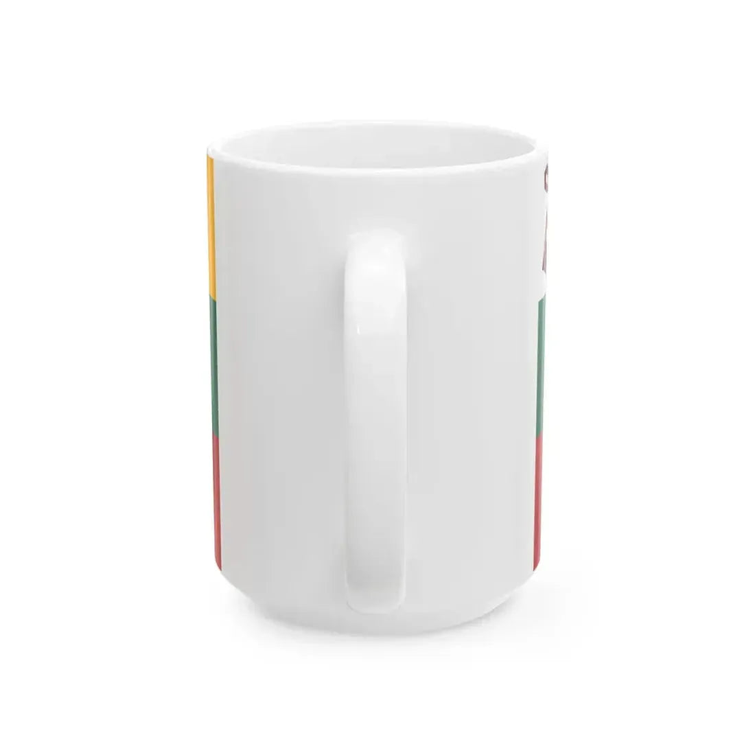 Flag of Lithuanian Sailing Union (Lithuania) White Coffee Mug - Go Mug Yourself