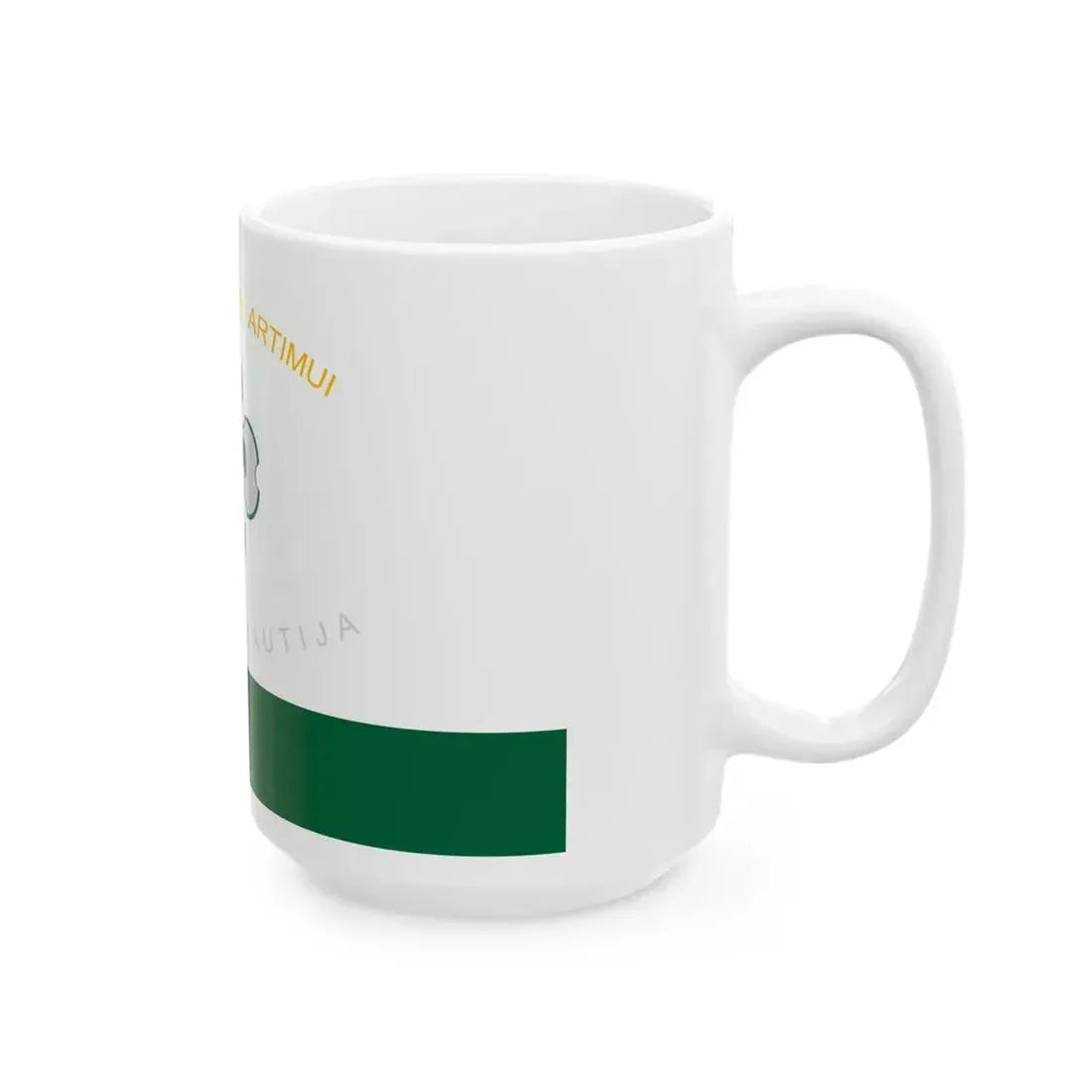 Flag of Lithuanian Scout (Lithuania) White Coffee Mug - Go Mug Yourself
