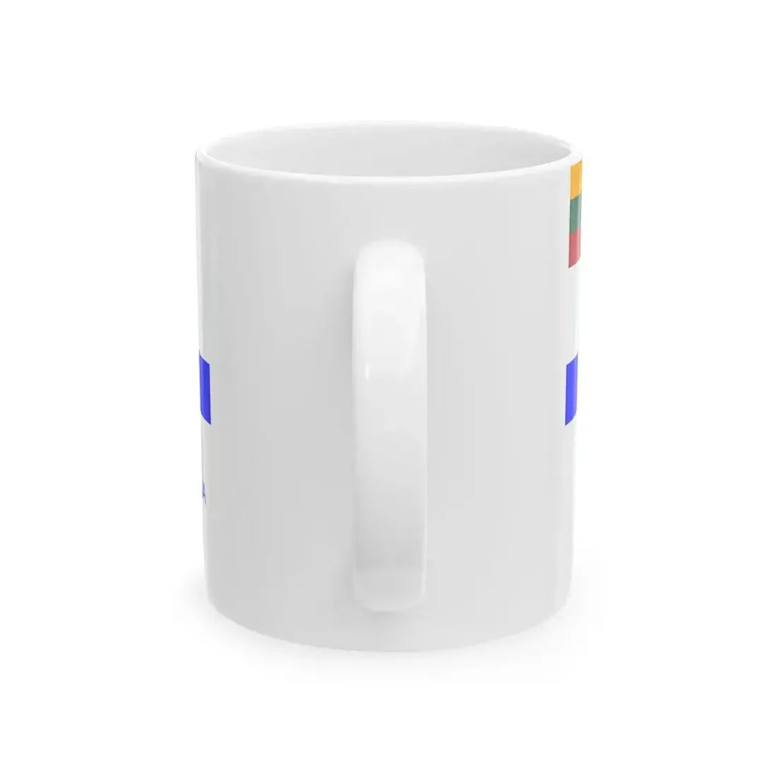 Flag of Lithuanian Sea Scout obverse (Lithuania) White Coffee Mug - Go Mug Yourself