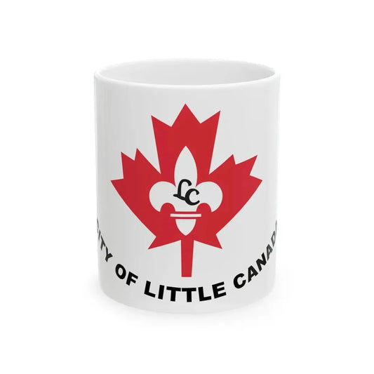 Flag of Little Canada Minnesota (United States) White Coffee Mug 11oz - Go Mug Yourself