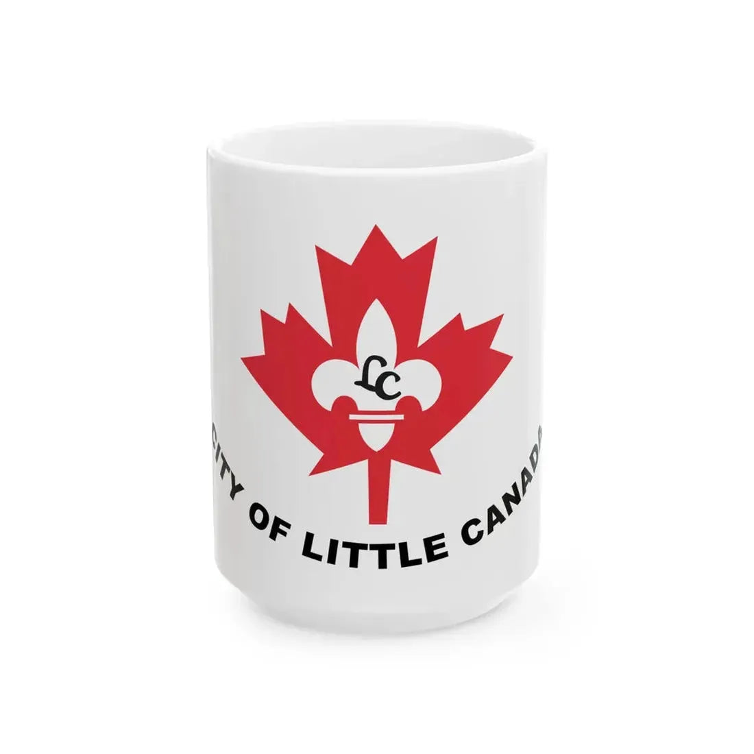 Flag of Little Canada Minnesota (United States) White Coffee Mug 15oz - Go Mug Yourself