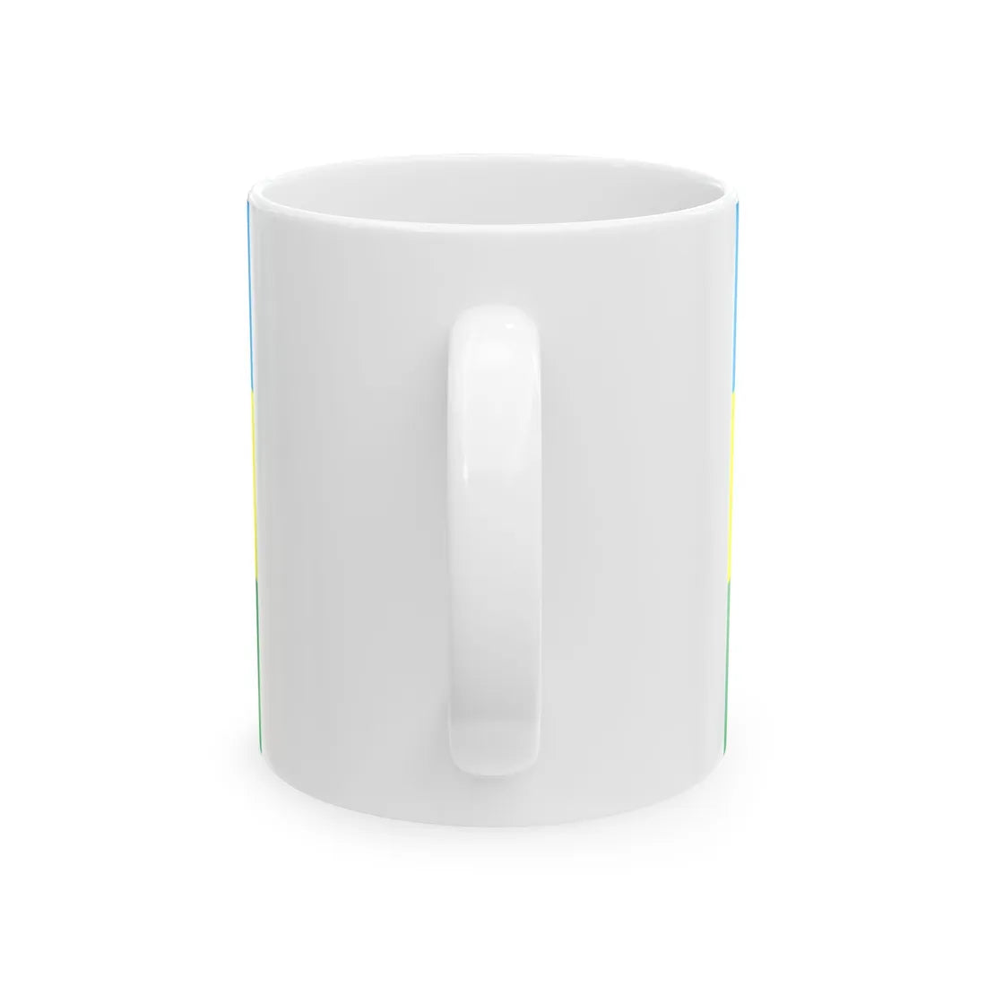 Flag of Liubeshiv raion (Ukraine) White Coffee Mug - Go Mug Yourself