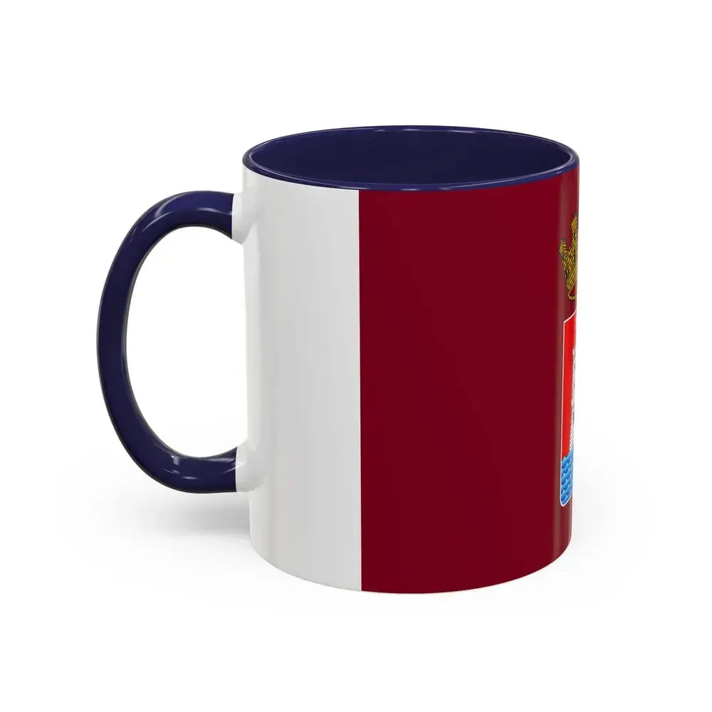 Flag of Livorno Italy - Accent Coffee Mug - Go Mug Yourself