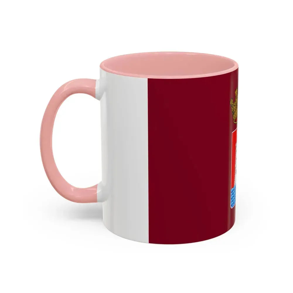 Flag of Livorno Italy - Accent Coffee Mug - Go Mug Yourself