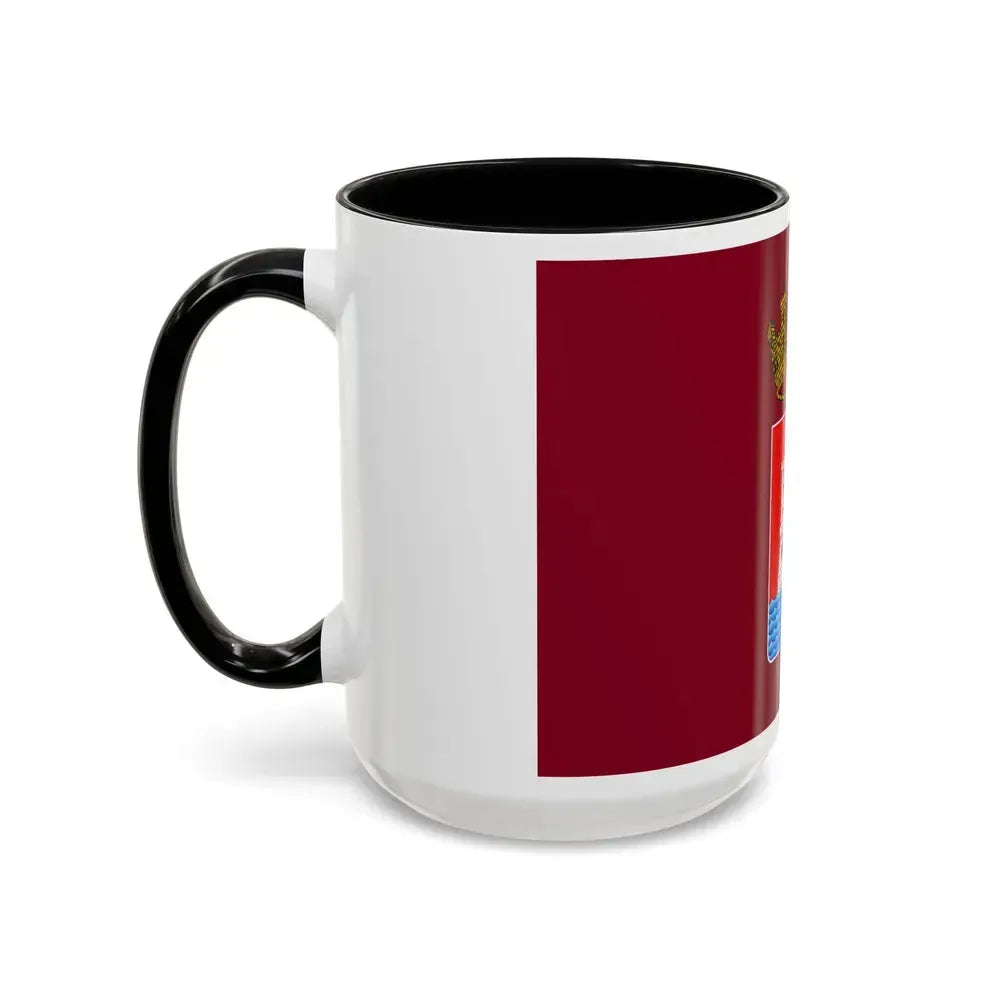 Flag of Livorno Italy - Accent Coffee Mug - Go Mug Yourself