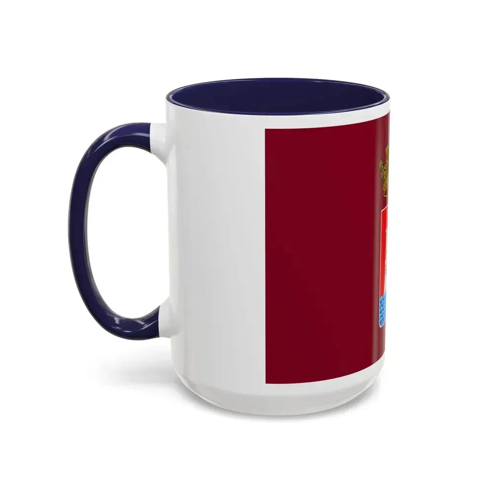 Flag of Livorno Italy - Accent Coffee Mug - Go Mug Yourself