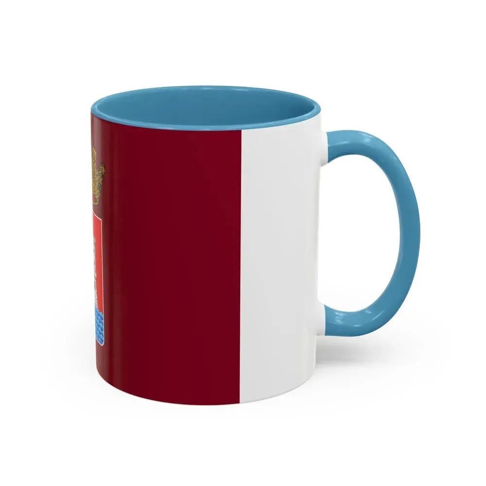 Flag of Livorno Italy - Accent Coffee Mug - Go Mug Yourself