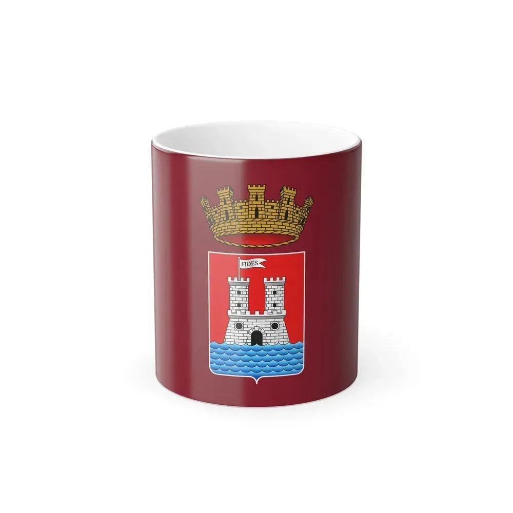 Flag of Livorno Italy - Color Changing Coffee Mug 11oz - Go Mug Yourself