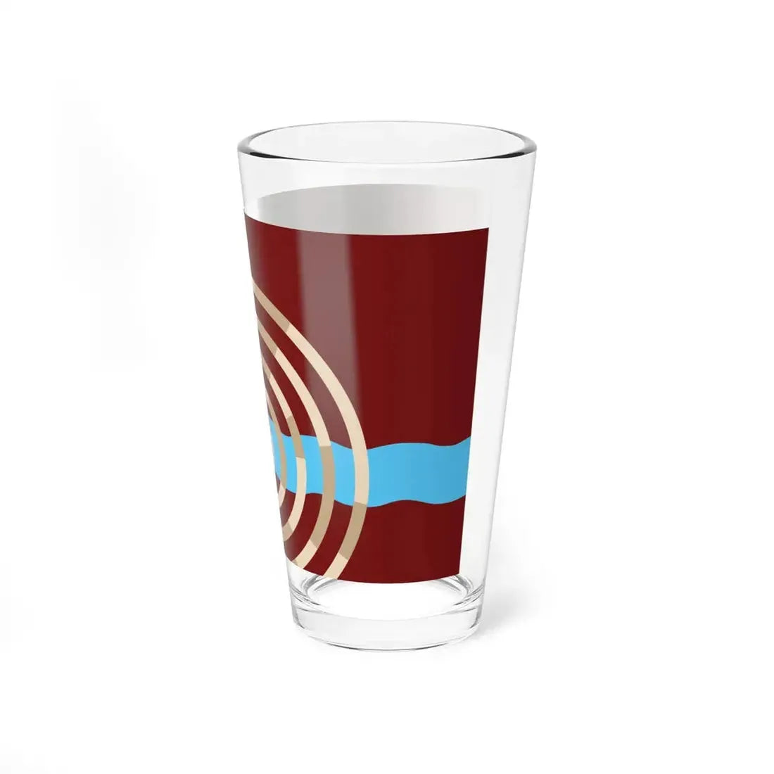 Flag of Lockport Illinois (United States) Pint Glass 16oz - Go Mug Yourself