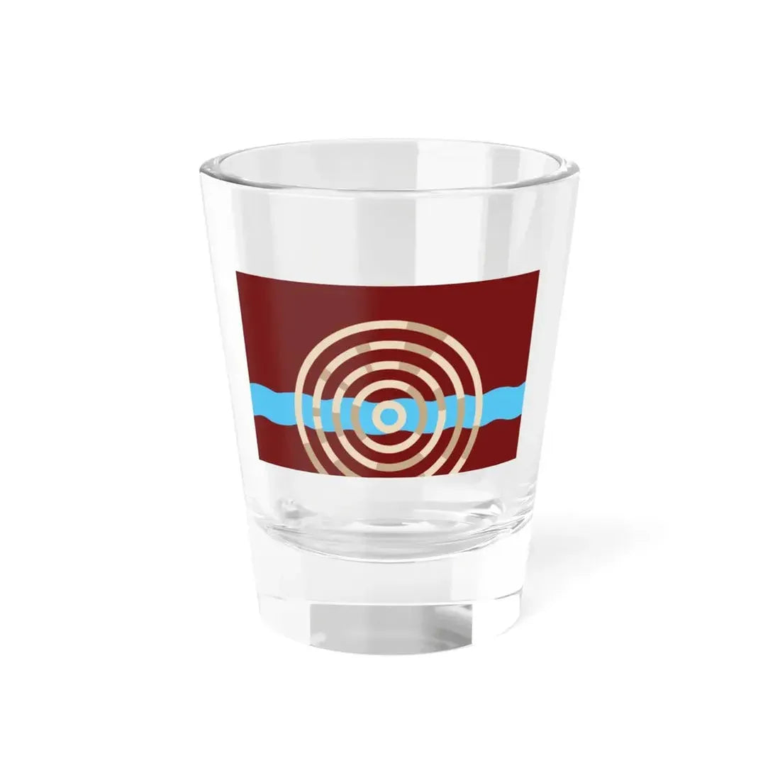 Flag of Lockport Illinois (United States) Shot Glass 1.5oz 1.5oz - Go Mug Yourself