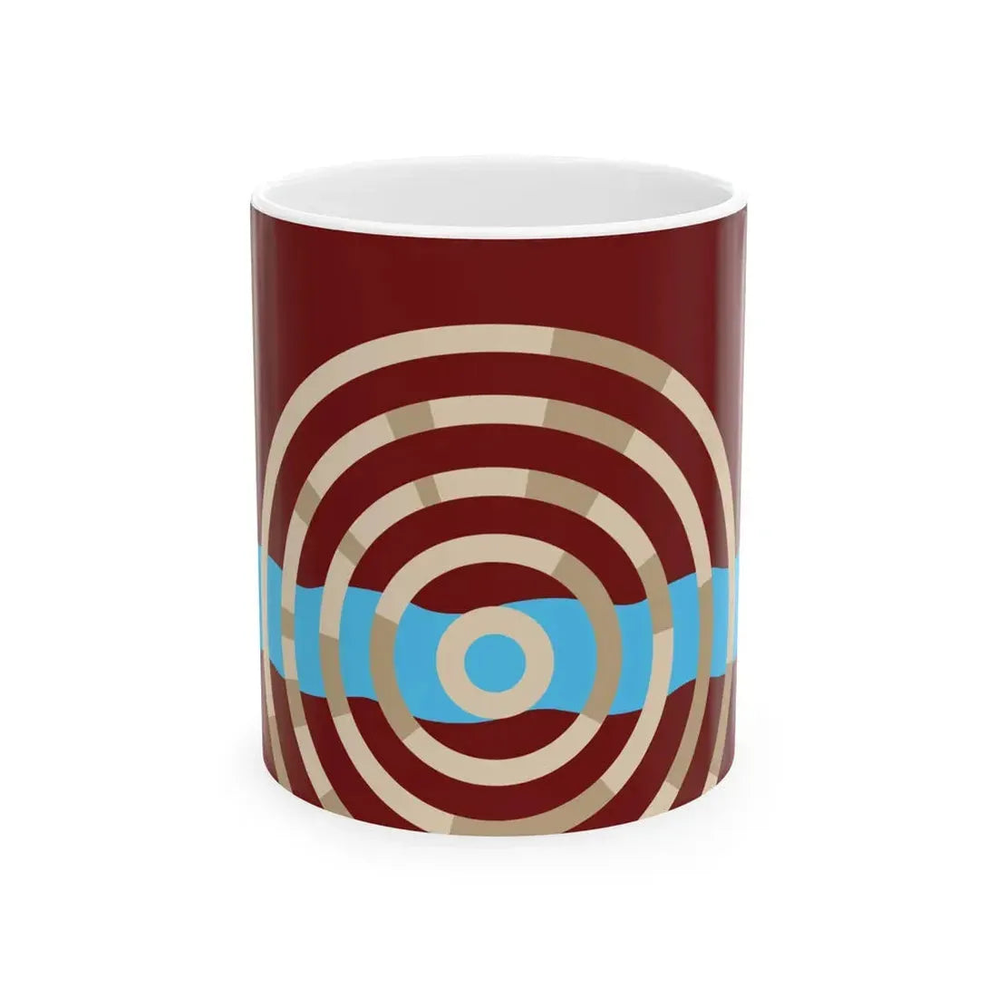 Flag of Lockport Illinois (United States) White Coffee Mug 11oz - Go Mug Yourself