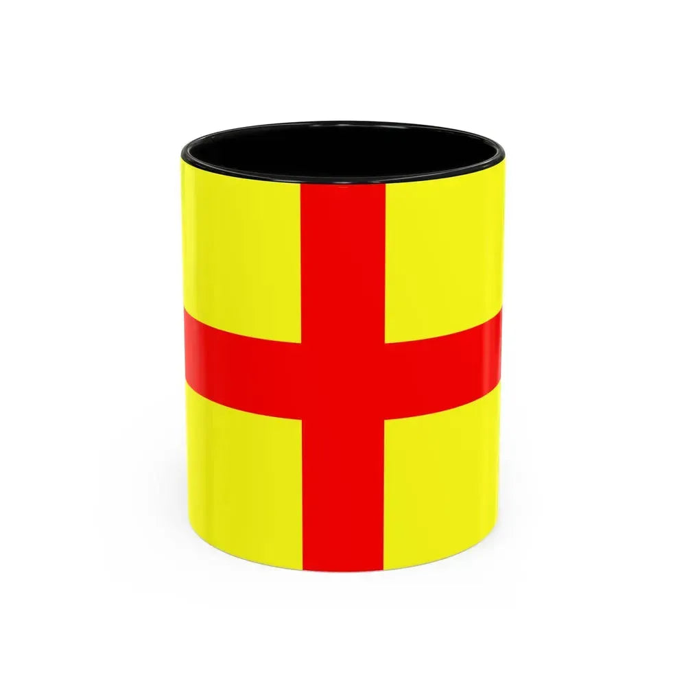 Flag of Lodi Italy - Accent Coffee Mug 11oz Black - Go Mug Yourself