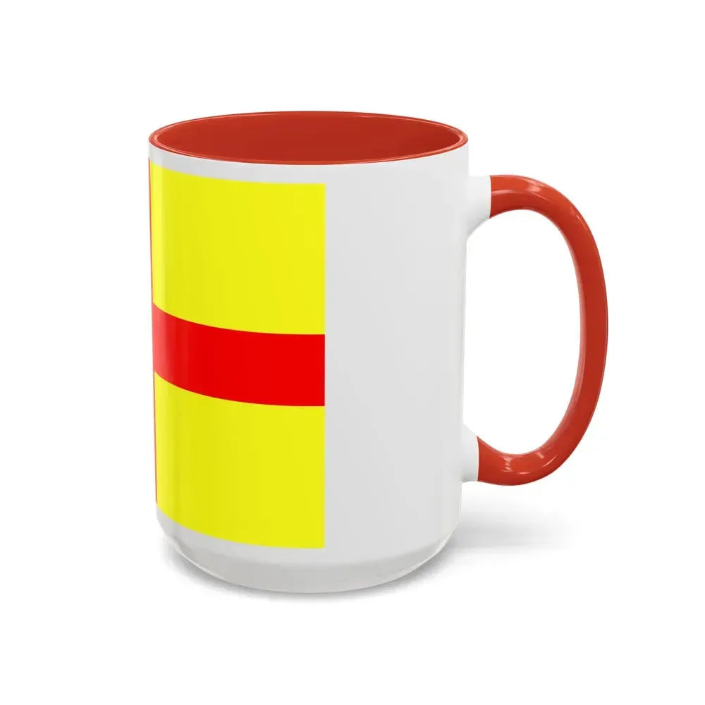 Flag of Lodi Italy - Accent Coffee Mug - Go Mug Yourself
