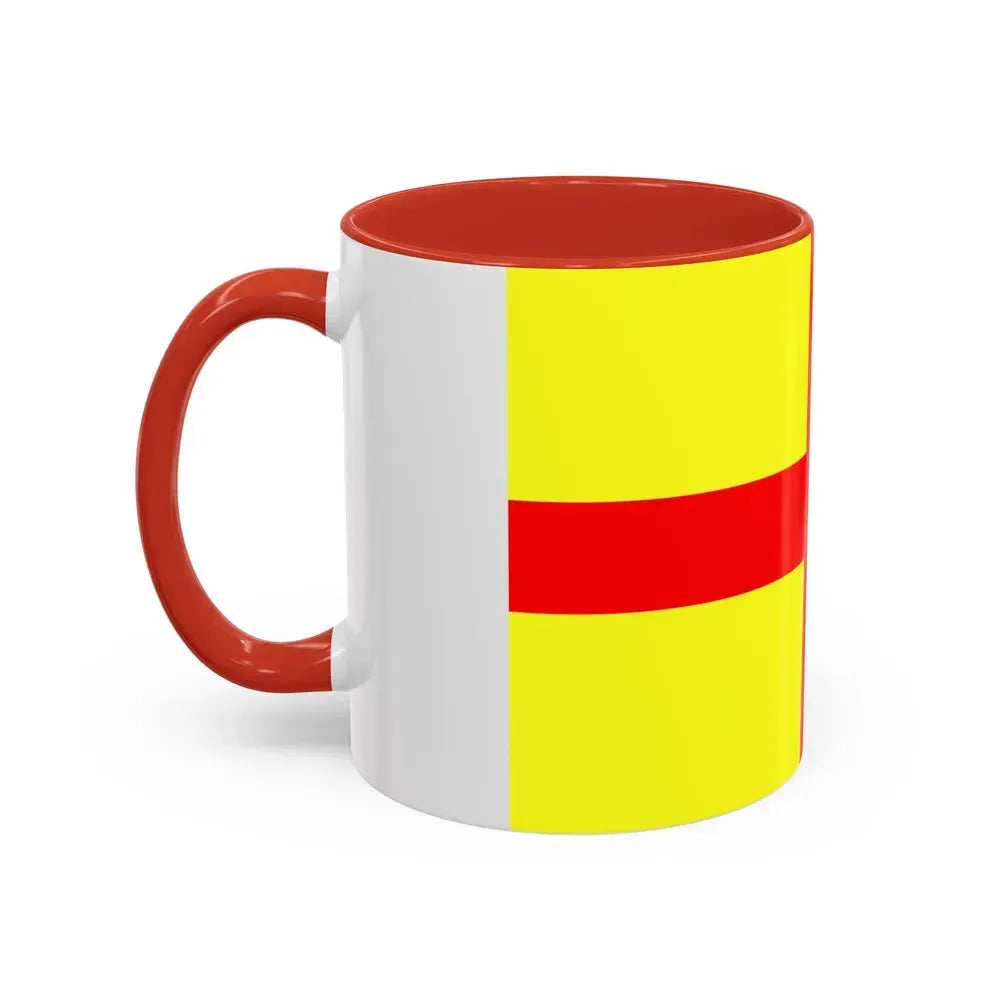 Flag of Lodi Italy - Accent Coffee Mug - Go Mug Yourself