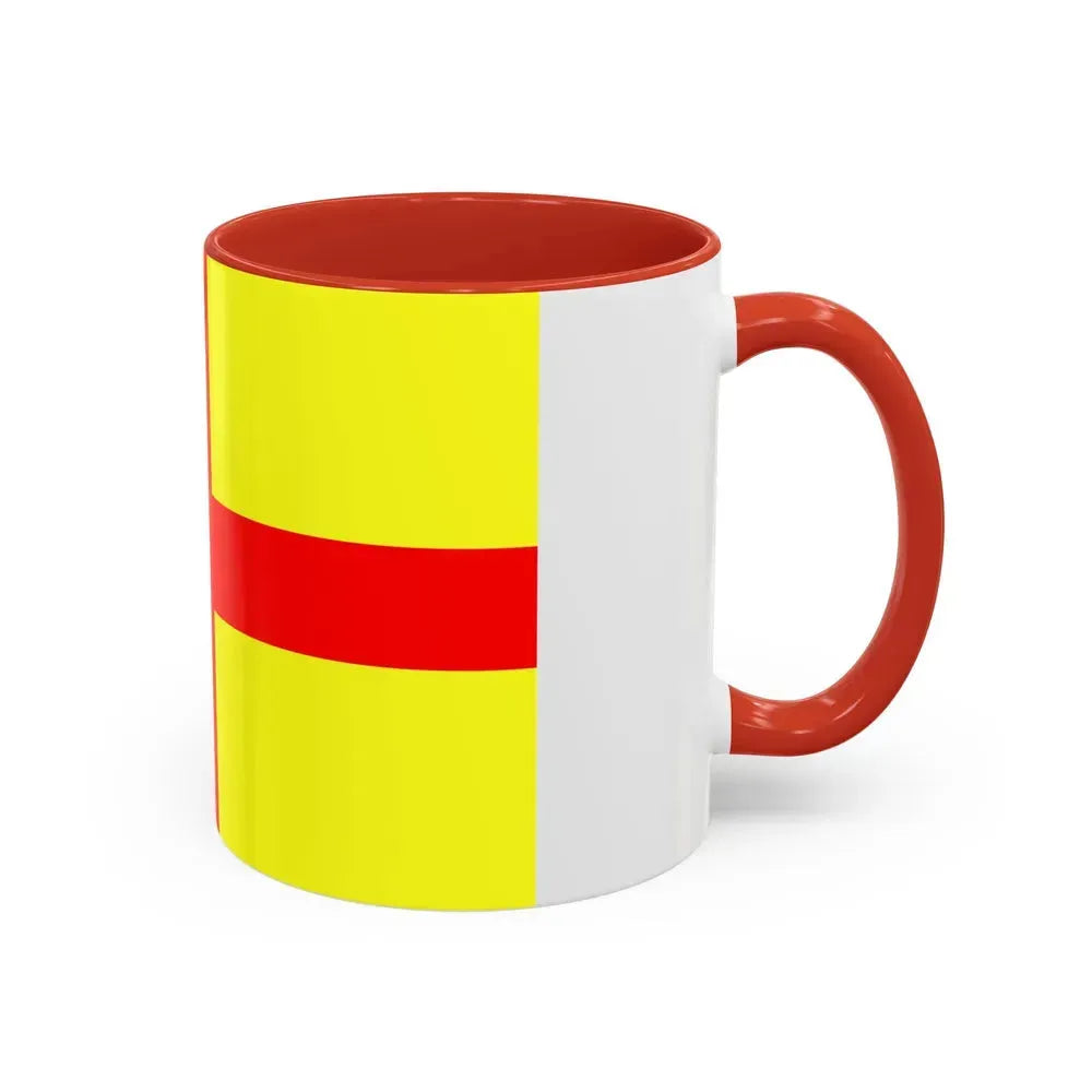 Flag of Lodi Italy - Accent Coffee Mug - Go Mug Yourself