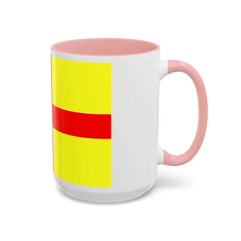 Flag of Lodi Italy - Accent Coffee Mug - Go Mug Yourself