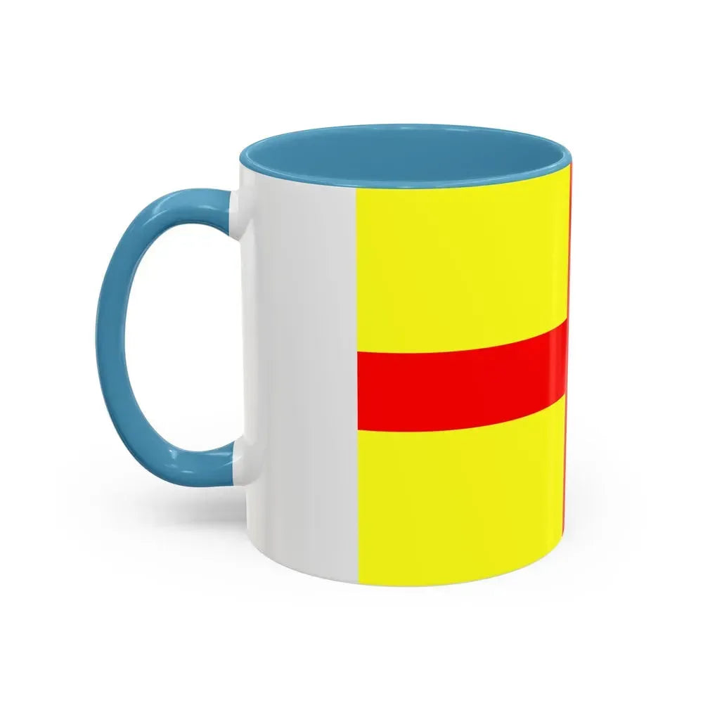 Flag of Lodi Italy - Accent Coffee Mug - Go Mug Yourself