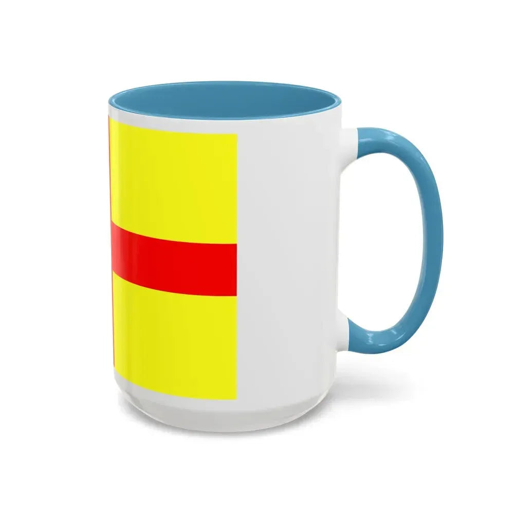 Flag of Lodi Italy - Accent Coffee Mug - Go Mug Yourself