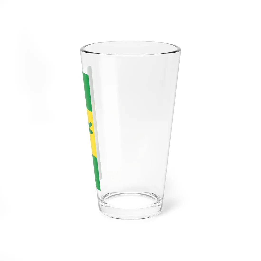 Flag of Log-Dragomer vertical (Slovenia) Pint Glass 16oz - Go Mug Yourself