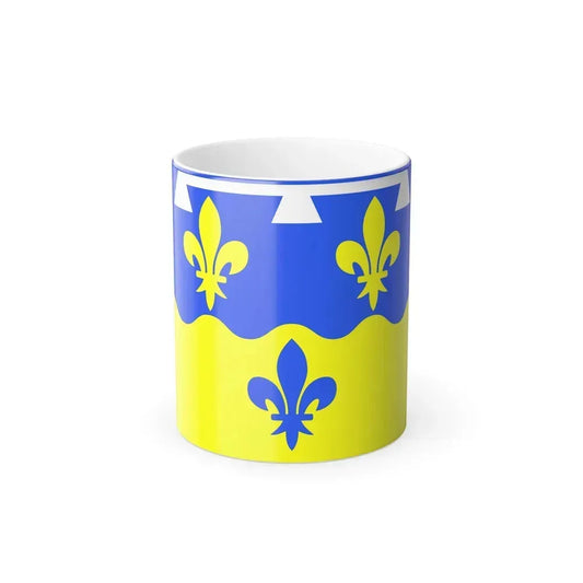 Flag of Loir et Cher France - Color Changing Coffee Mug 11oz - Go Mug Yourself