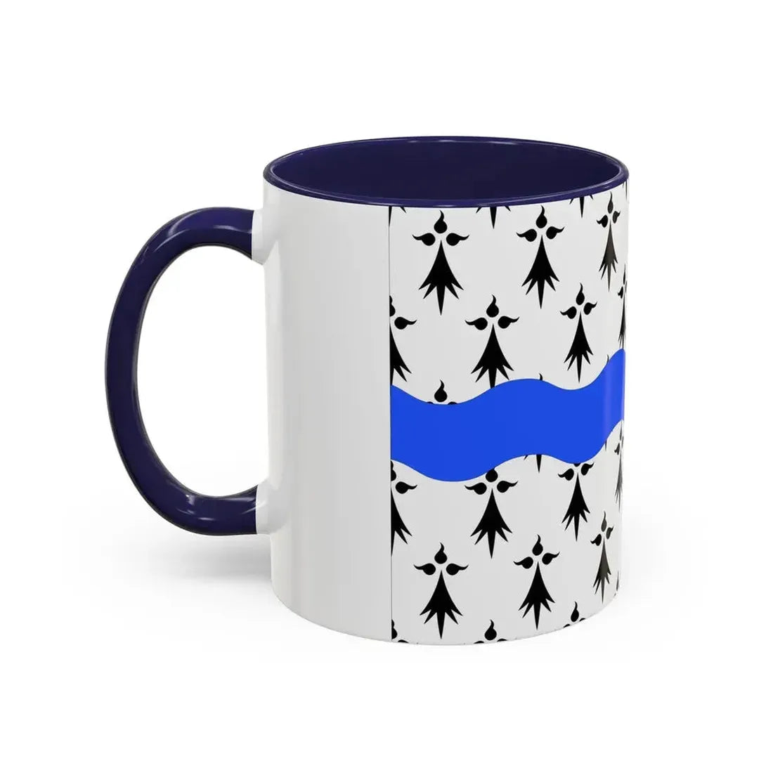 Flag of Loire Atlantique France 2 - Accent Coffee Mug - Go Mug Yourself