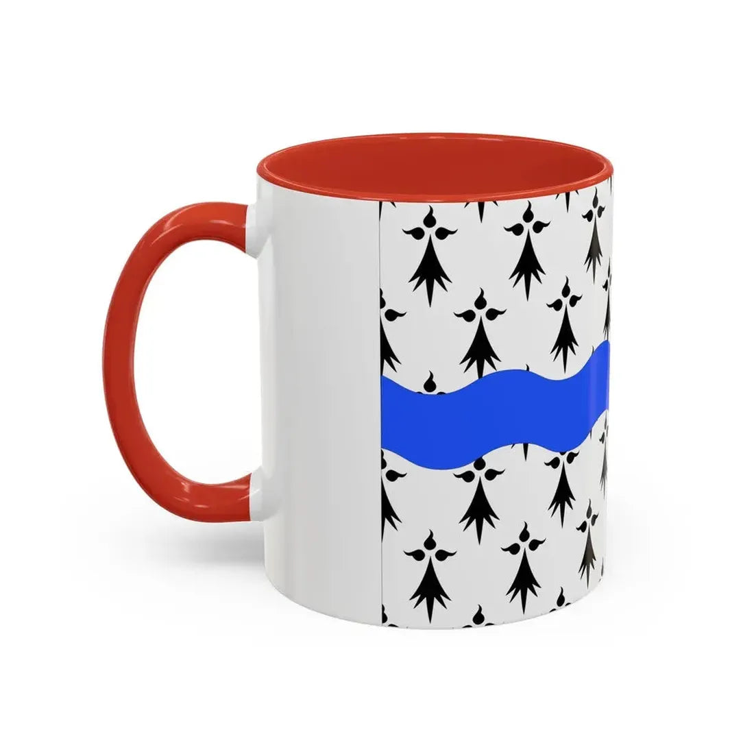 Flag of Loire Atlantique France 2 - Accent Coffee Mug - Go Mug Yourself