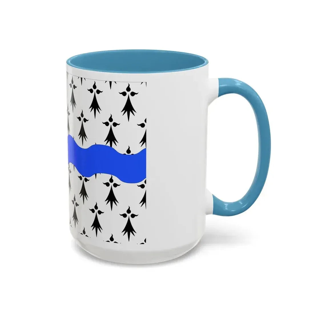Flag of Loire Atlantique France 2 - Accent Coffee Mug - Go Mug Yourself