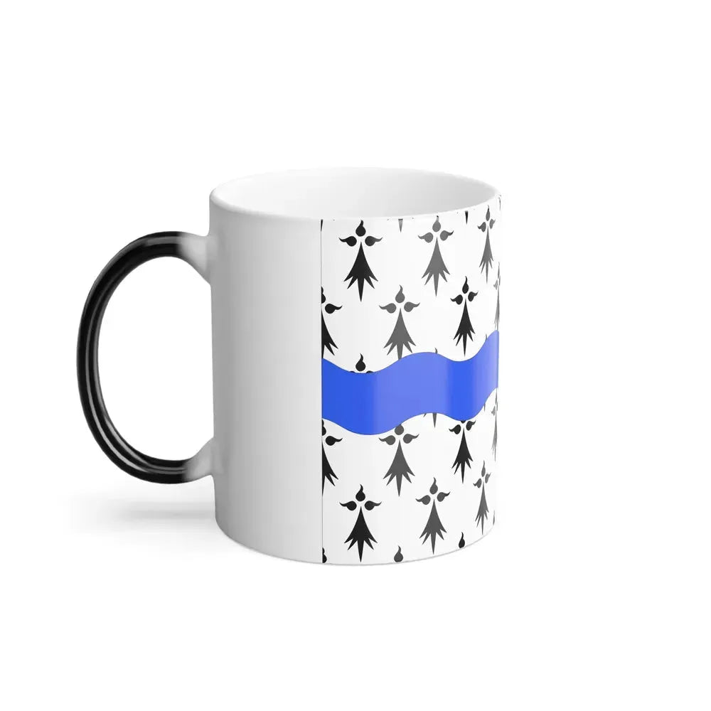 Flag of Loire Atlantique France 2 - Color Changing Coffee Mug - Go Mug Yourself
